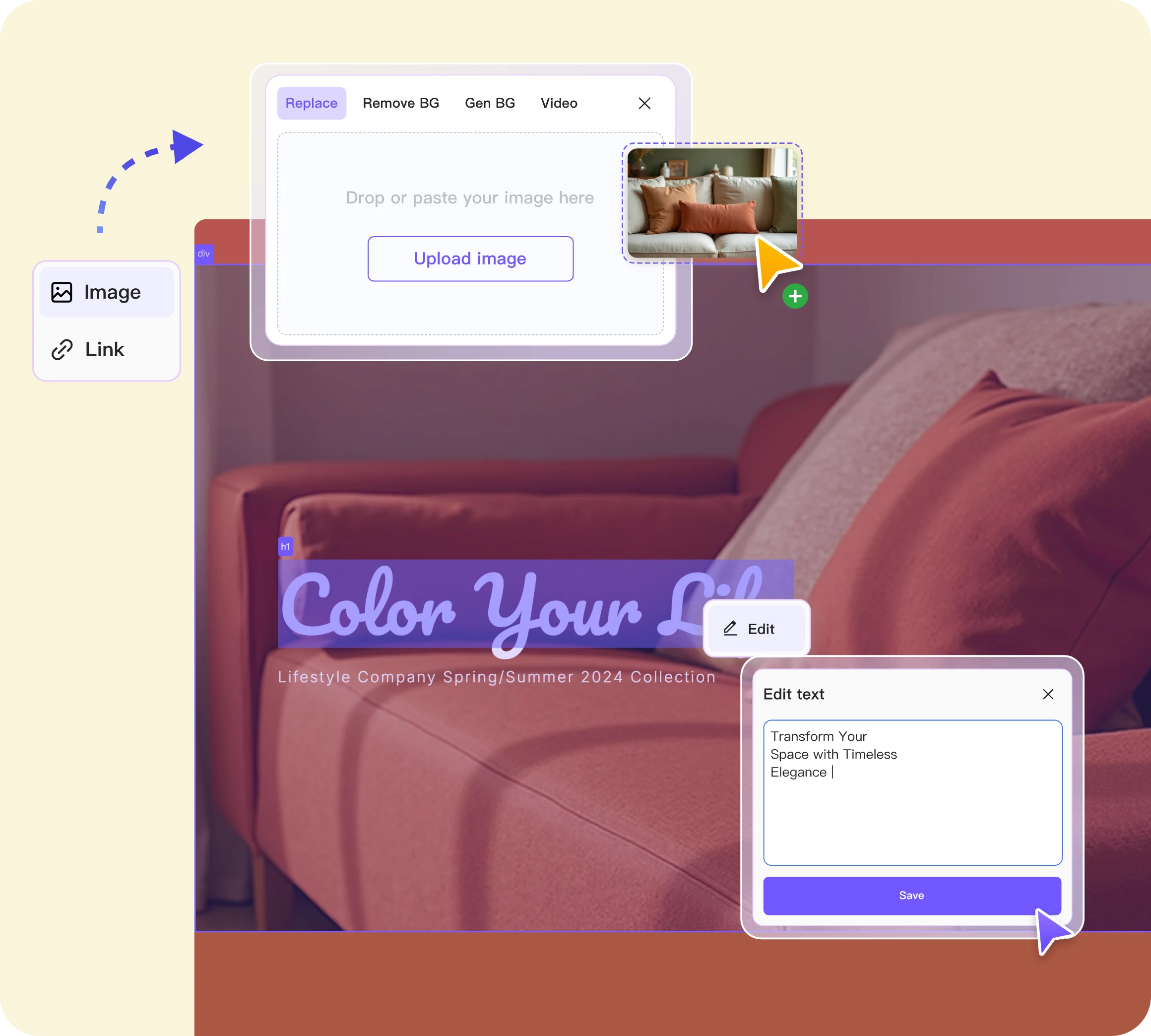 Visual Editor Interface