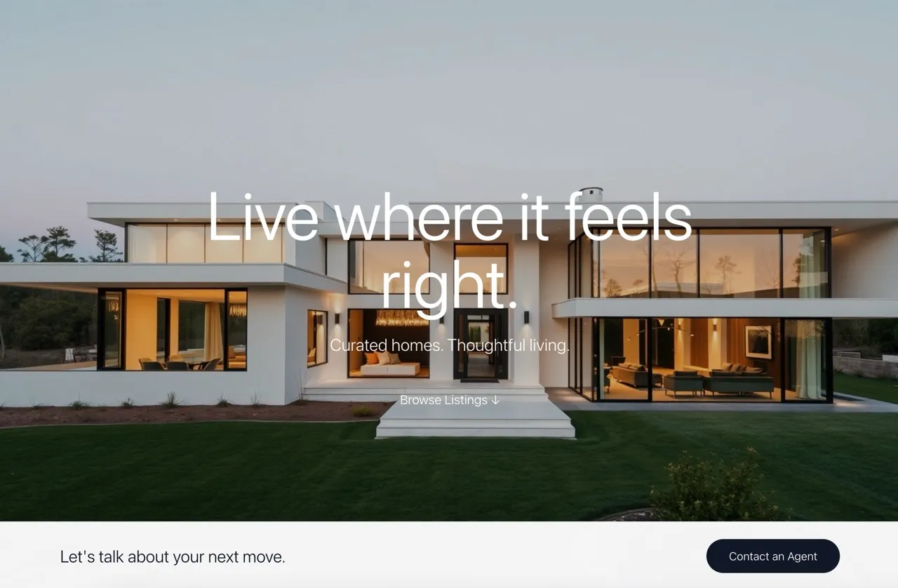 Luxury Real Estate Website Template Luxury Real Estate Website Template